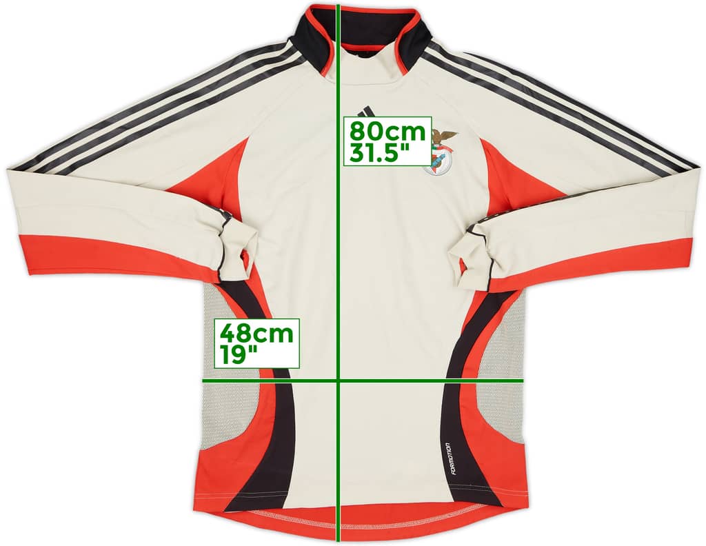2006-07 Benfica adidas Drill Top - 6/10 - (S)