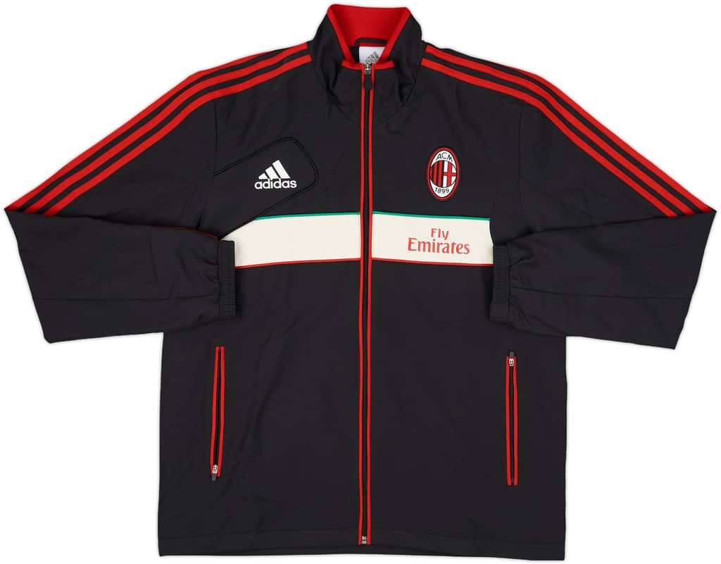 2012-13 AC Milan adidas Track Jacket - 8/10 - (M/L)