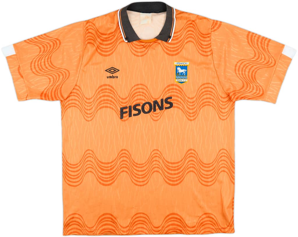 1989-92 Ipswich Away Shirt - 8/10 - (XL)