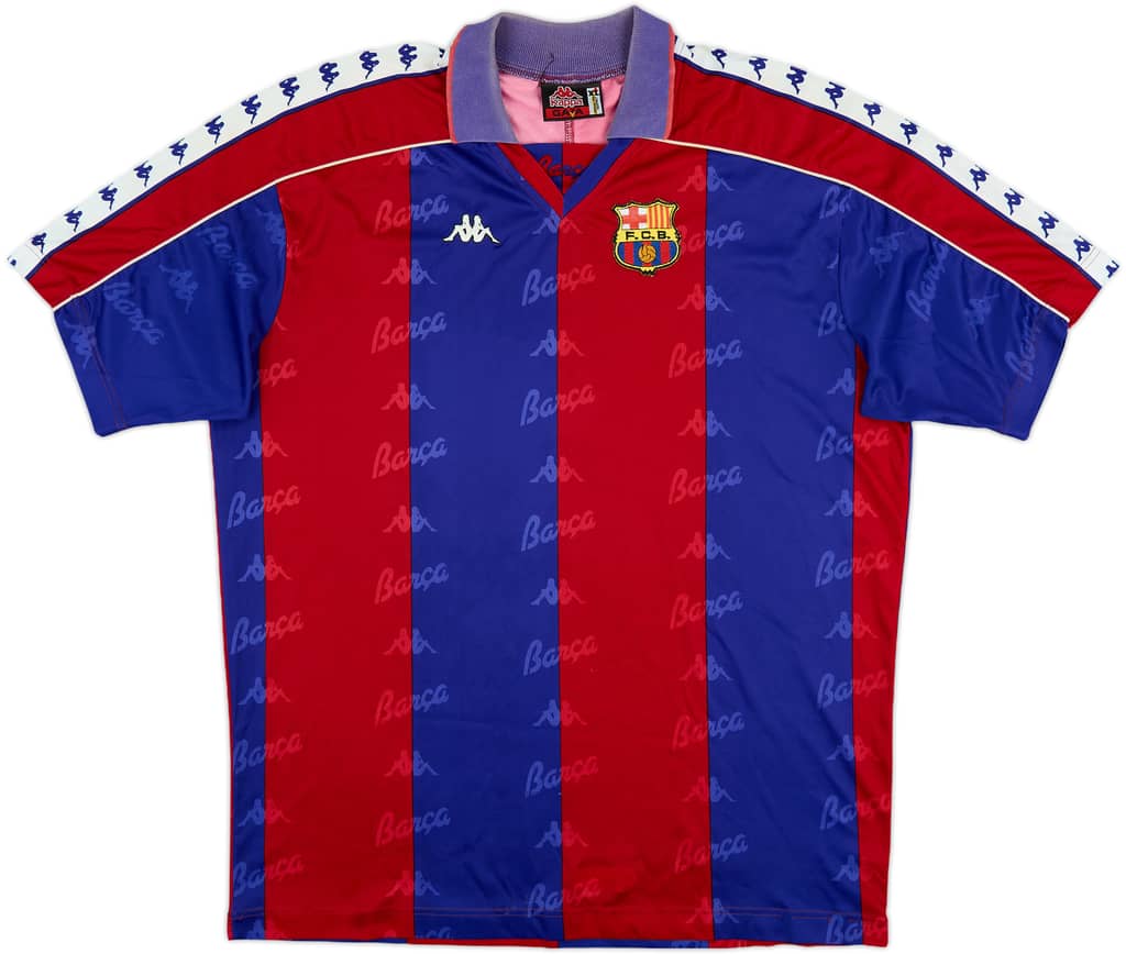 1992-95 Barcelona Home Shirt - 9/10 - (XL)