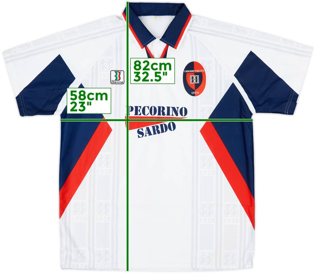 1998-99 Cagliari Away Shirt - 8/10 - (M)