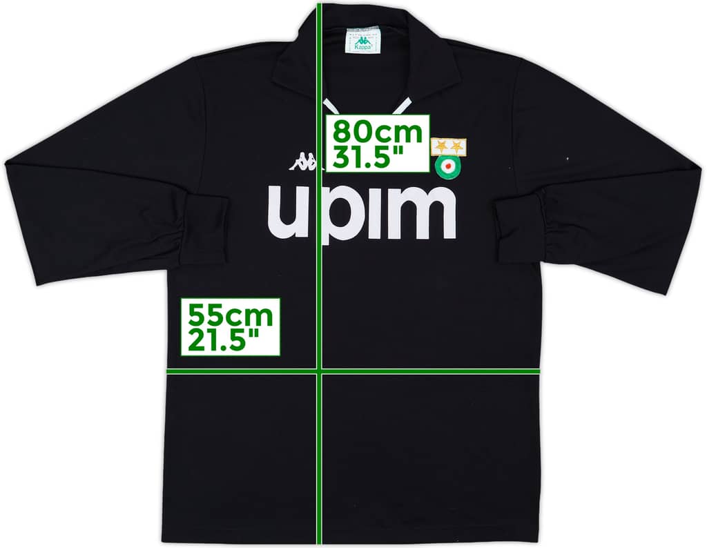 1990-91 Juventus Away L/S Shirt - 9/10 - (XL)