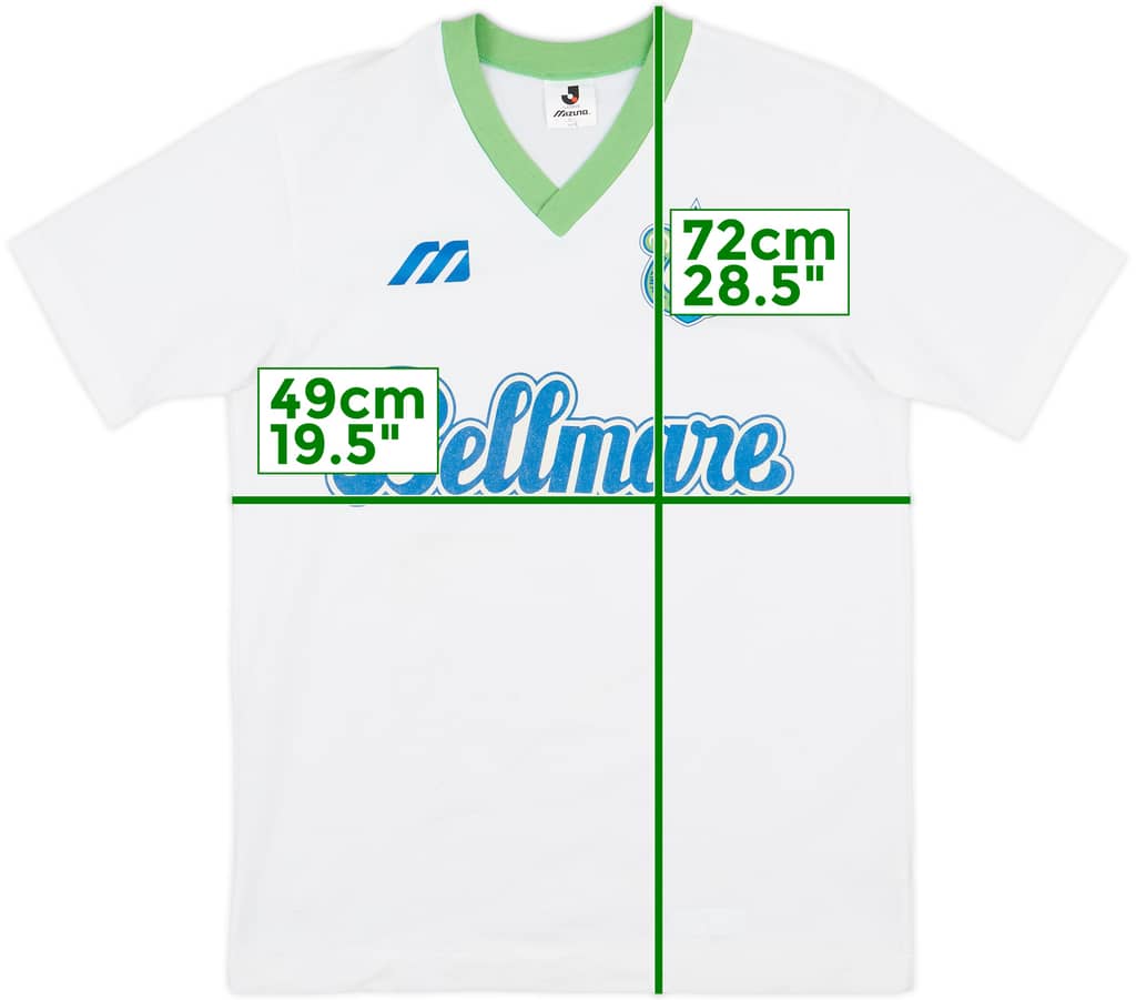1993 Bellmare Hiratsuka Mizuno Training Shirt - 7/10 - (M/L)