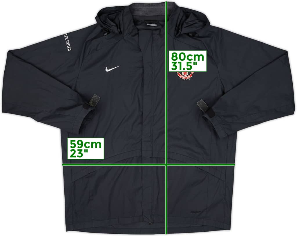 2006-07 Manchester United NIke Hooded Rain Jacket - 5/10 - (M)