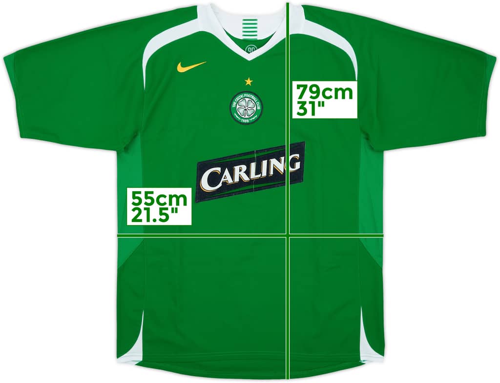 2005-06 Celtic Away Shirt - 4/10 - (L)
