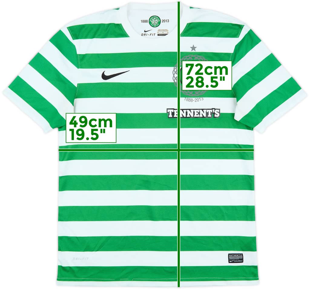 2012-13 Celtic '125th Anniversary' Home Shirt - 7/10 - (M)