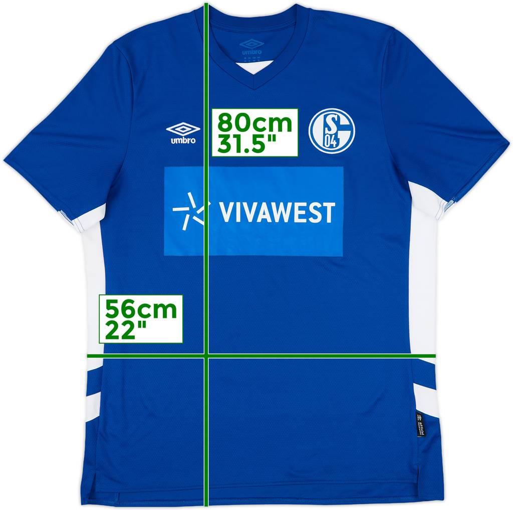 2021-22 Schalke Home Shirt - 6/10 - (XL)