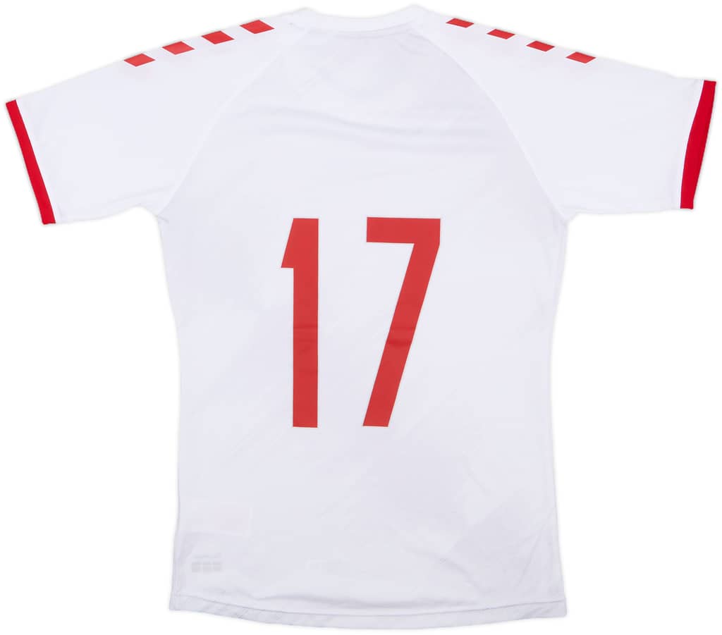 2020-21 Denmark Player Issue Away Shirt #17 - 9/10 - (M)