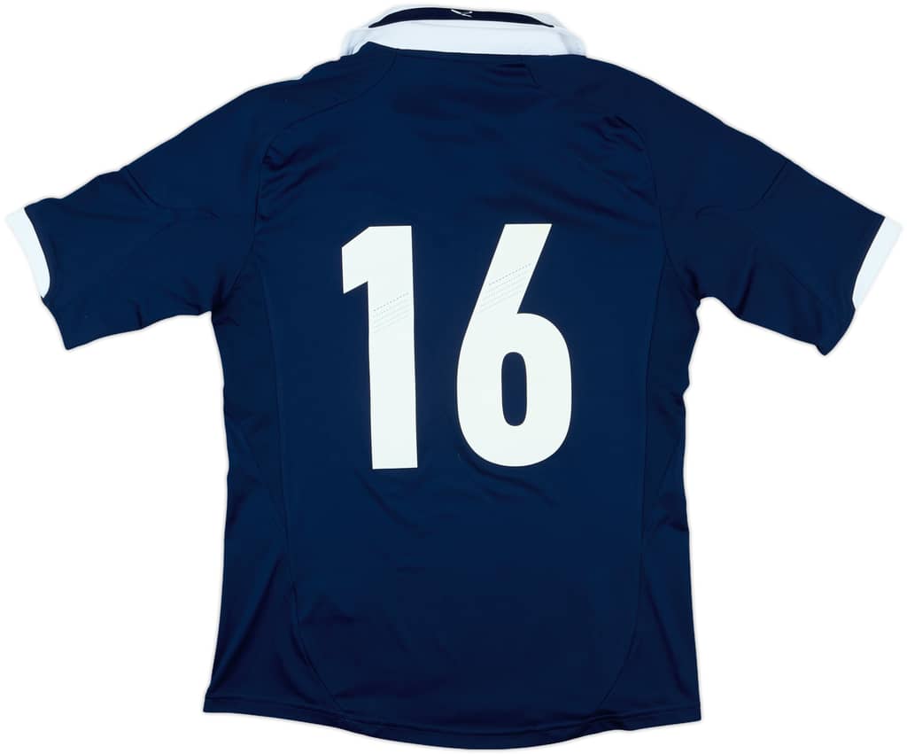 2011-13 Scotland Match Issue Home Shirt #16