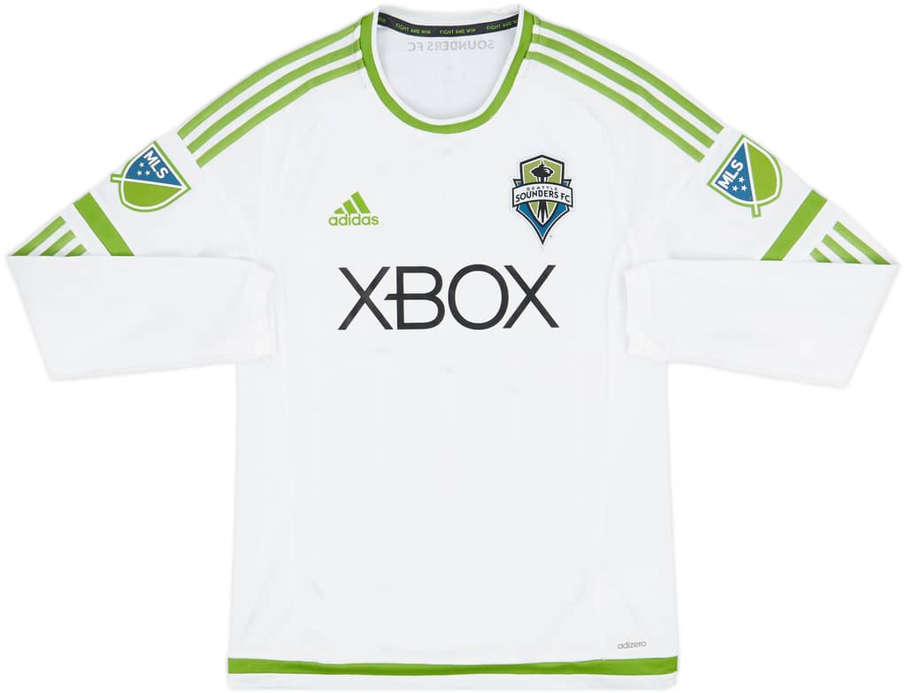 2015 Seattle Sounders Player Issue Away L/S Shirt - 9/10 - (M)