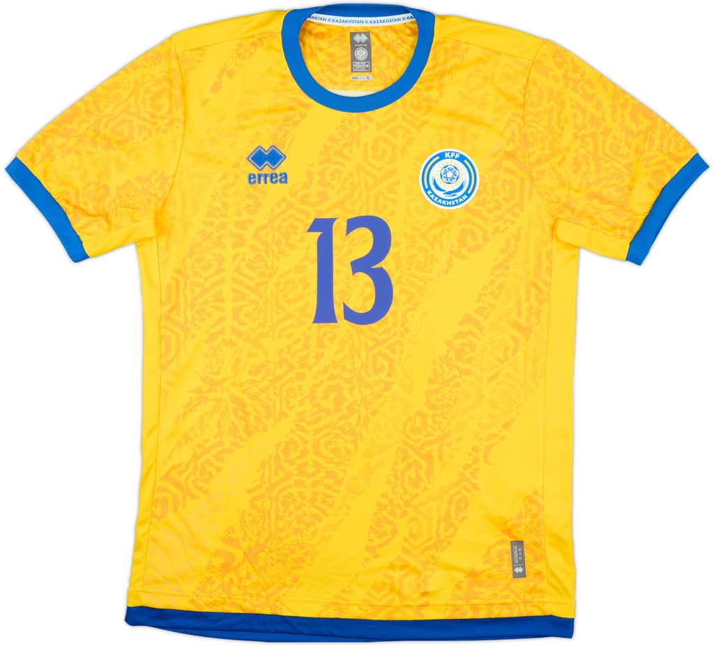 2023-24 Kazakhstan Match Issue Home Shirt #13