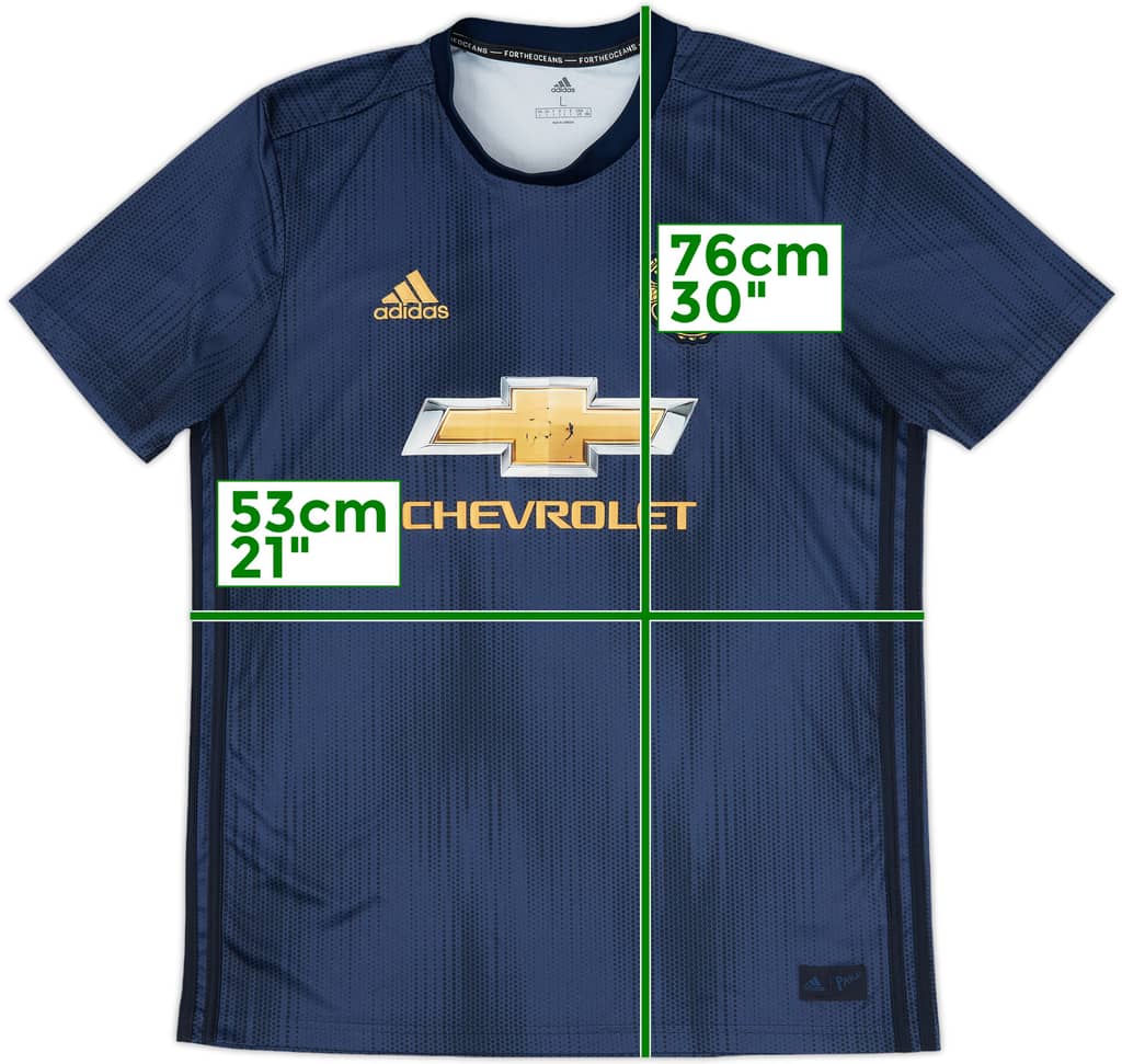 2018-19 Manchester United Third Shirt - 5/10 - (L)