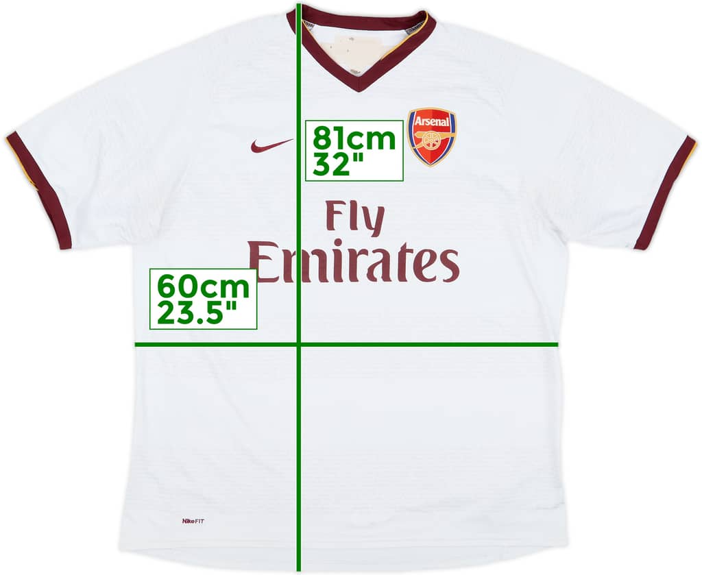 2007-08 Arsenal Away Shirt - 5/10 - (XL)