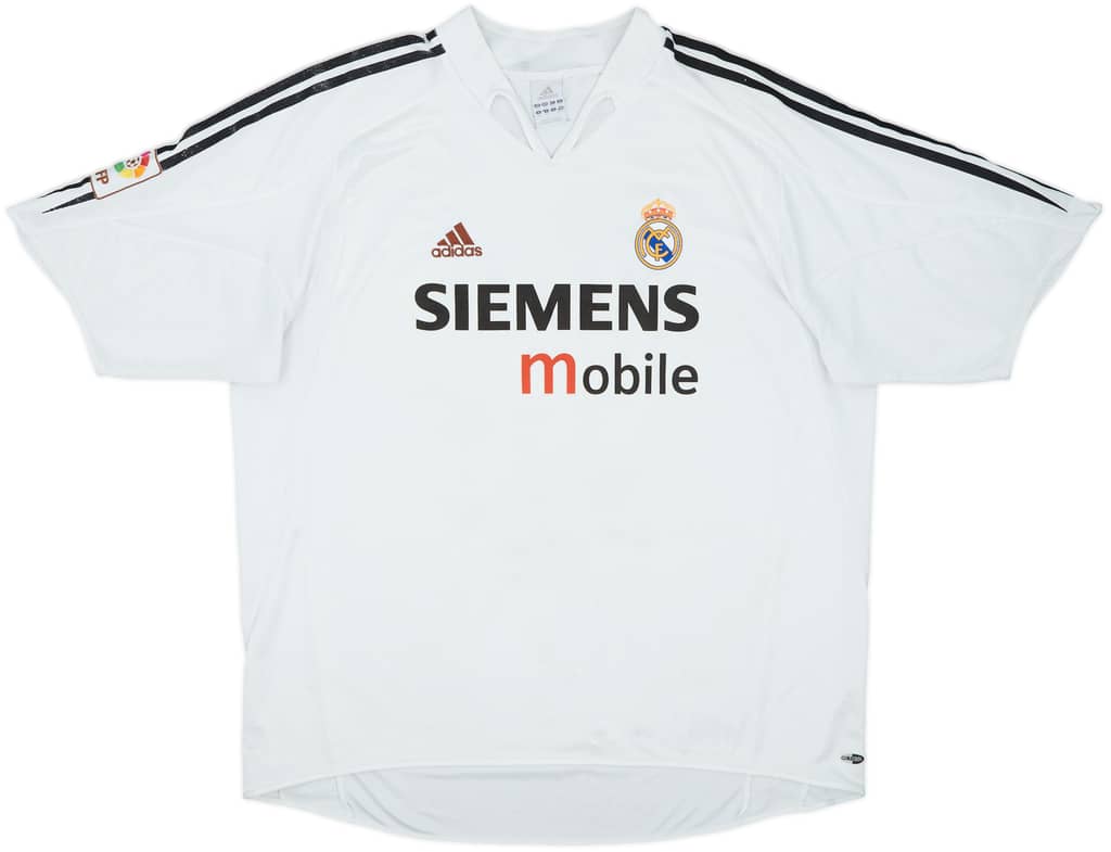 2004-05 Real Madrid Home Shirt - 5/10 - (XXL)