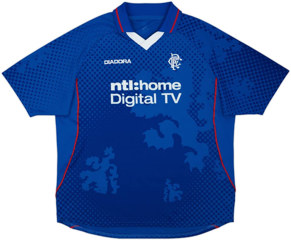 2002-03 Rangers Home Shirt - 8/10 - (XXL)