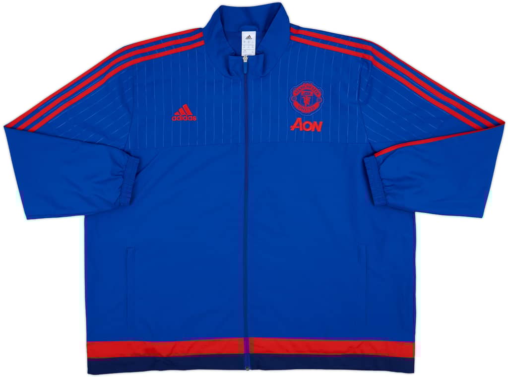 2015-16 Manchester United adidas Track Jacket - 10/10 - (3XL)