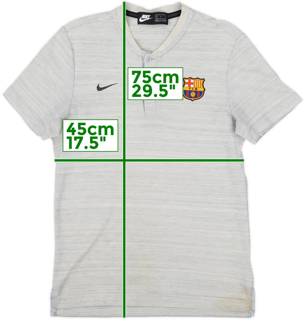 2018-19 Barcelona Nike Polo Shirt - 8/10 - (M)