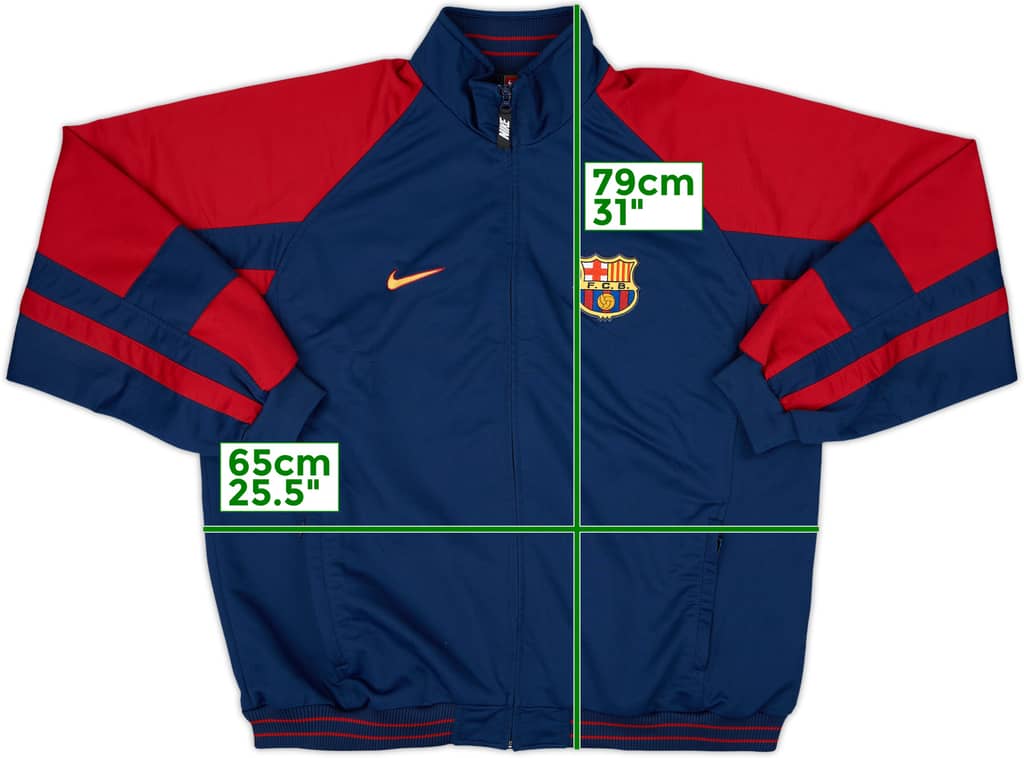 1999-00 Barcelona Nike Track Jacket - 8/10 - (XL)