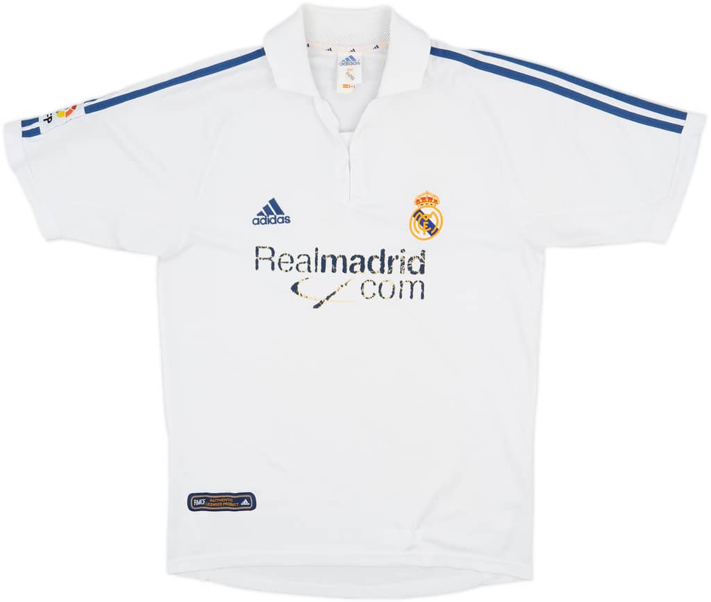 2001 Real Madrid Home Shirt - 4/10 - (S)
