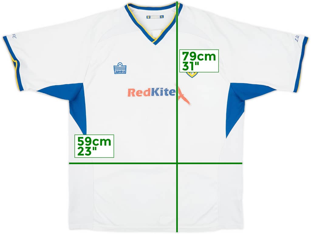 2007-08 Leeds United Home Shirt - 5/10 - (XL)