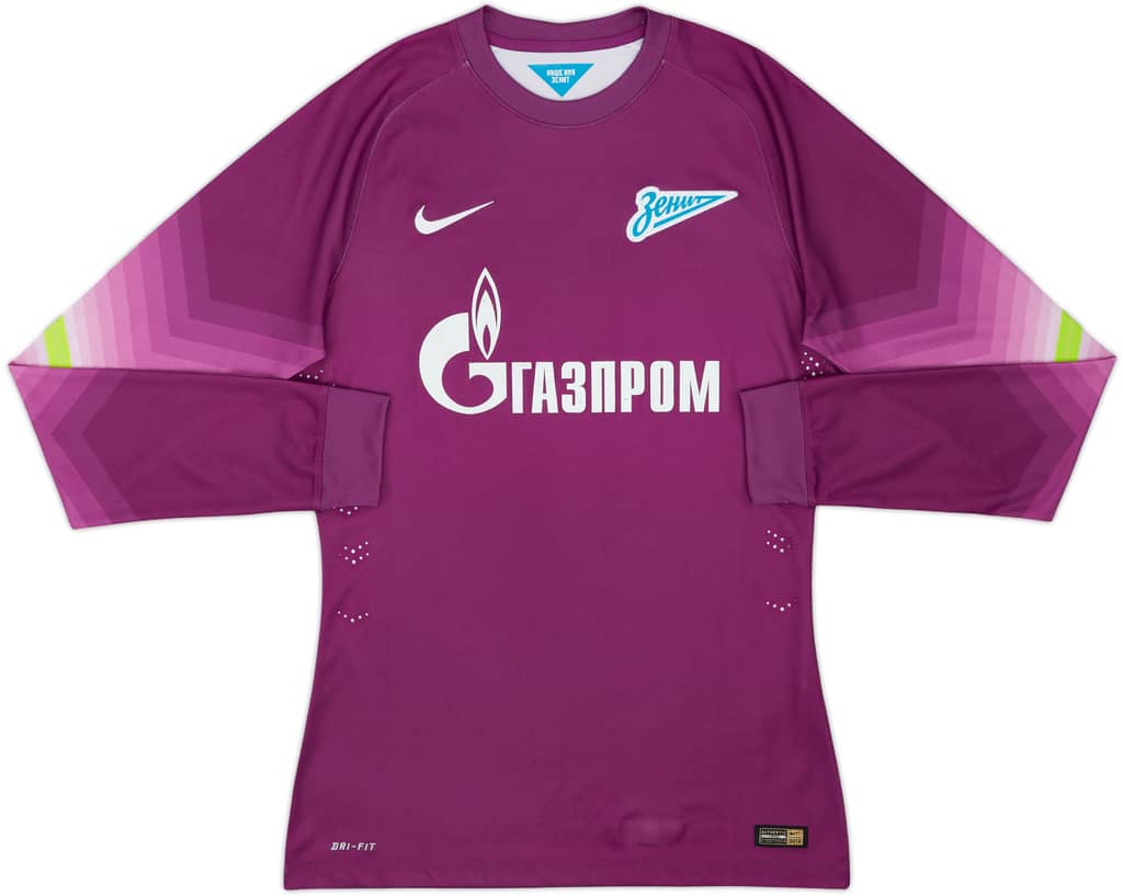 2014-15 Zenit St. Petersburg Authentic GK Shirt - 6/10 - (M)