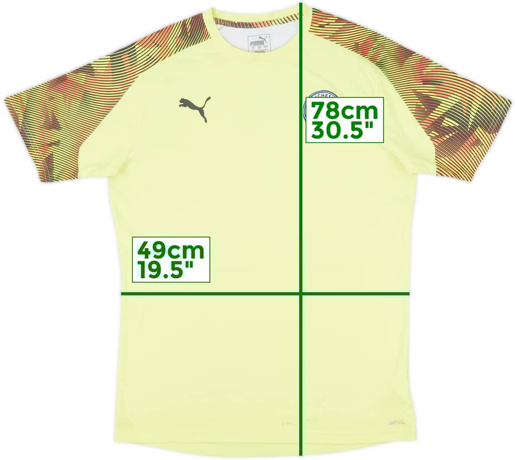 2019-20 Manchester City Puma Training Shirt - 8/10 - (L)