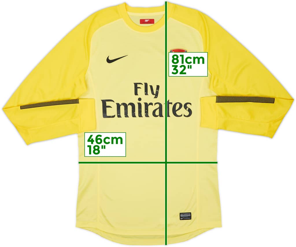 2013-14 Arsenal Player Issue GK Shirt - 5/10 - (M)