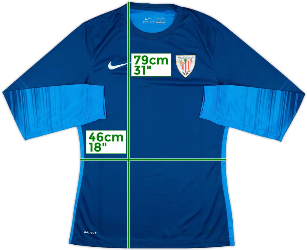 2015-16 Athletic Bilbao Authentic GK Shirt - 6/10 - (M)