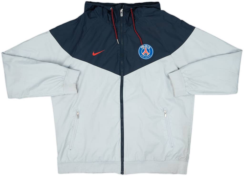 2017-18 Paris Saint-Germain Hooded Track Jacket - 6/10 - (L)