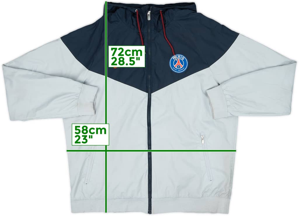 2017-18 Paris Saint-Germain Hooded Track Jacket - 6/10 - (L)