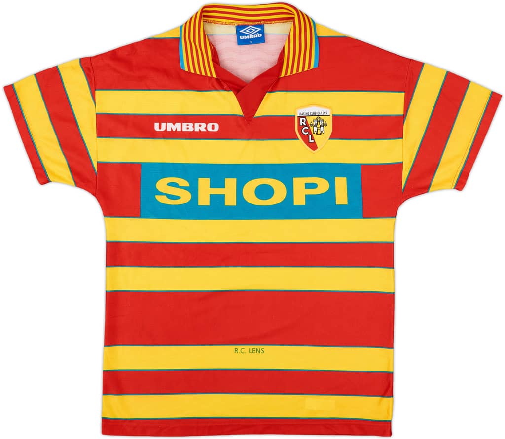 1996-97 Lens Home Shirt - 8/10 - (M)