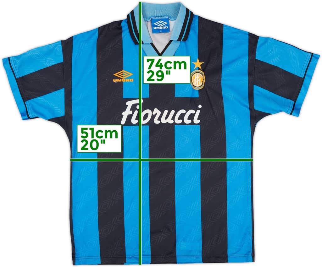 1994-95 Inter Milan Home Shirt - 6/10 - (M)