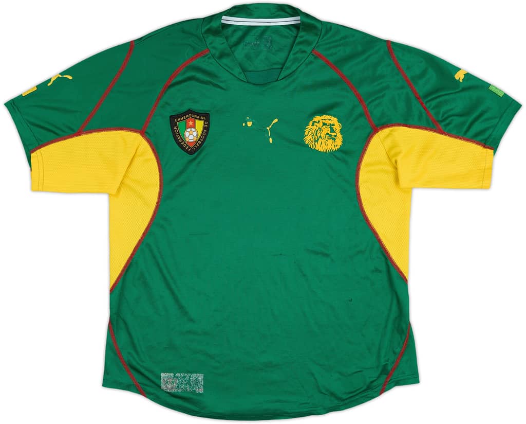 2003-04 Cameroon Home Shirt - 4/10 - (S)