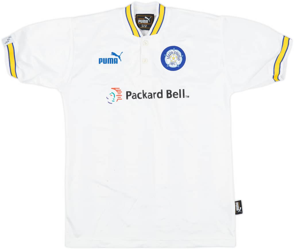 1996-98 Leeds United Home Shirt - 4/10 - (XL.Boys)