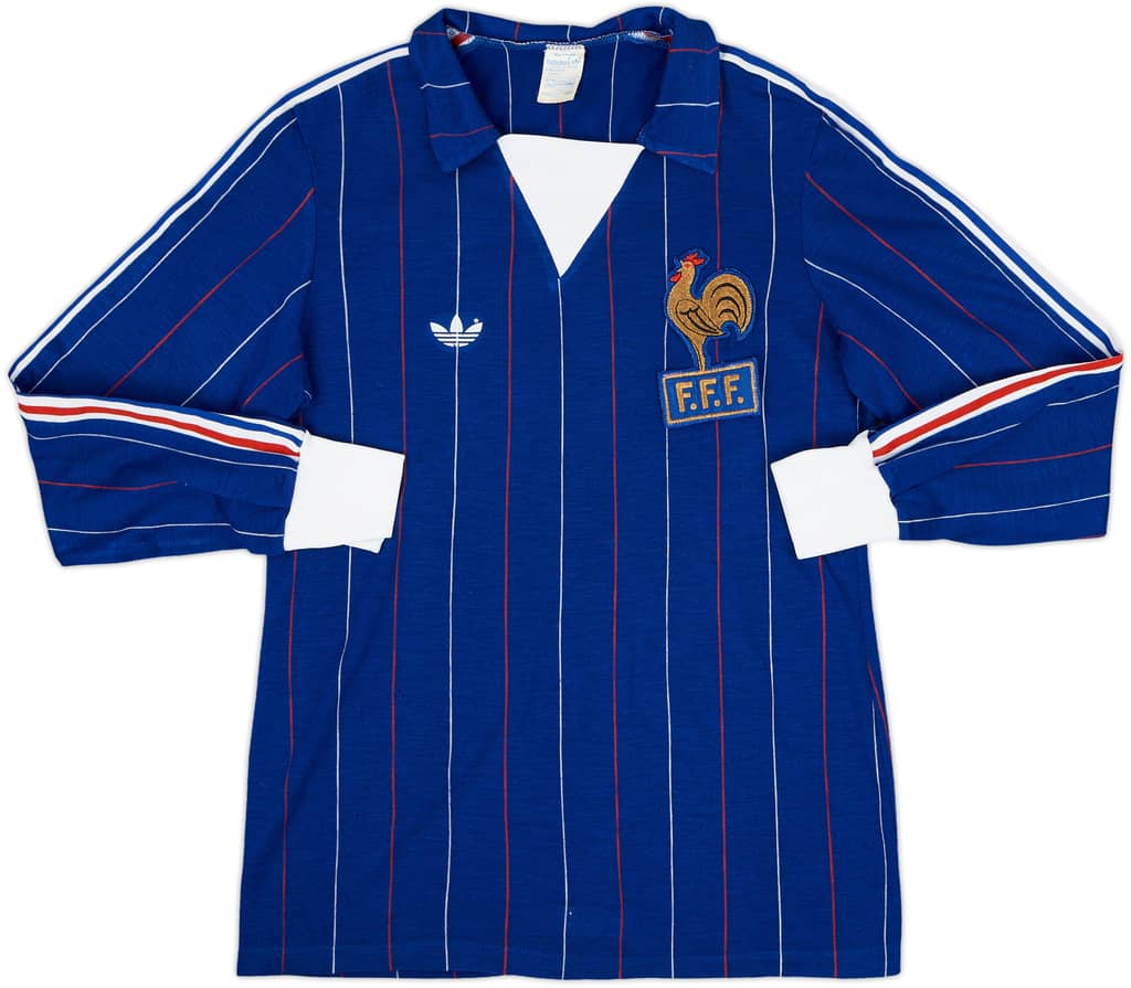 1980-82 France Home L/S Shirt - 6/10 - (S)