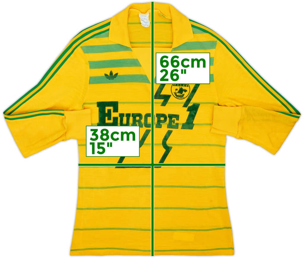 1985-86 Nantes Home L/S Shirt - 9/10 - (Y)