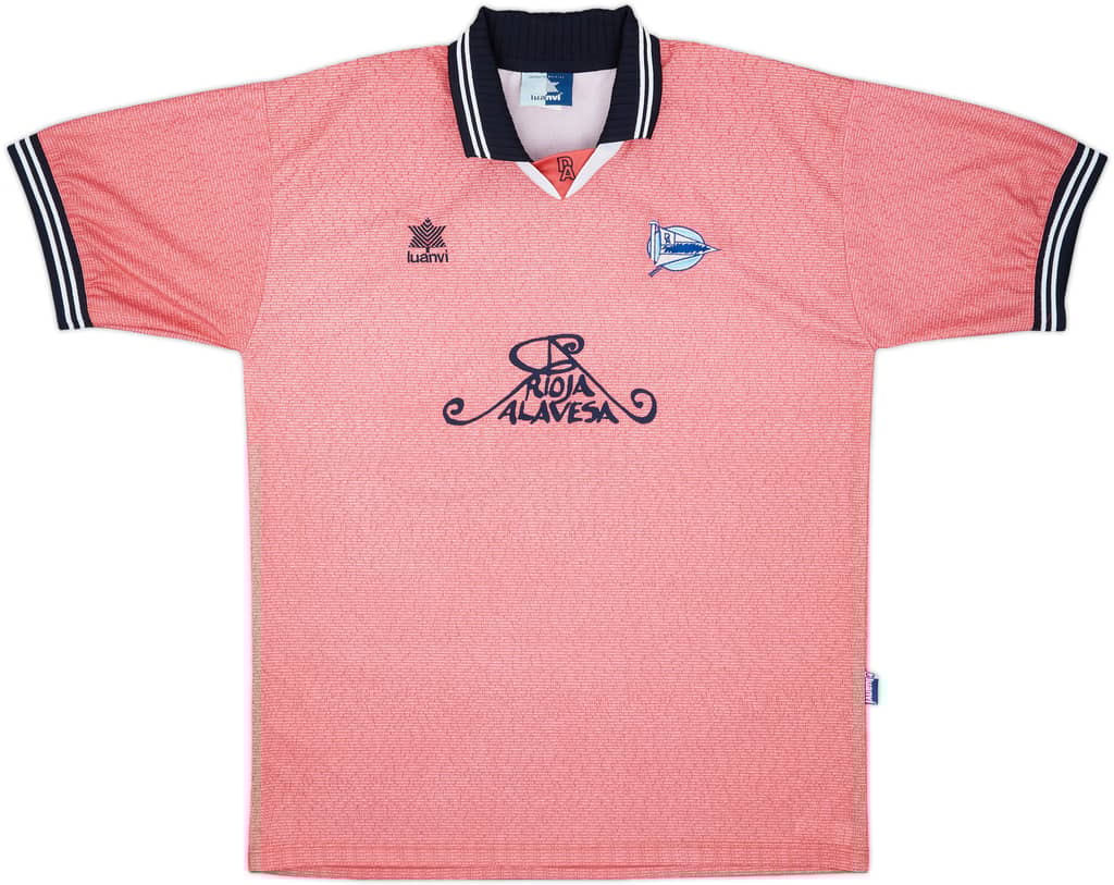 2000-01 Alaves European Away Shirt - 10/10 - (XXL)