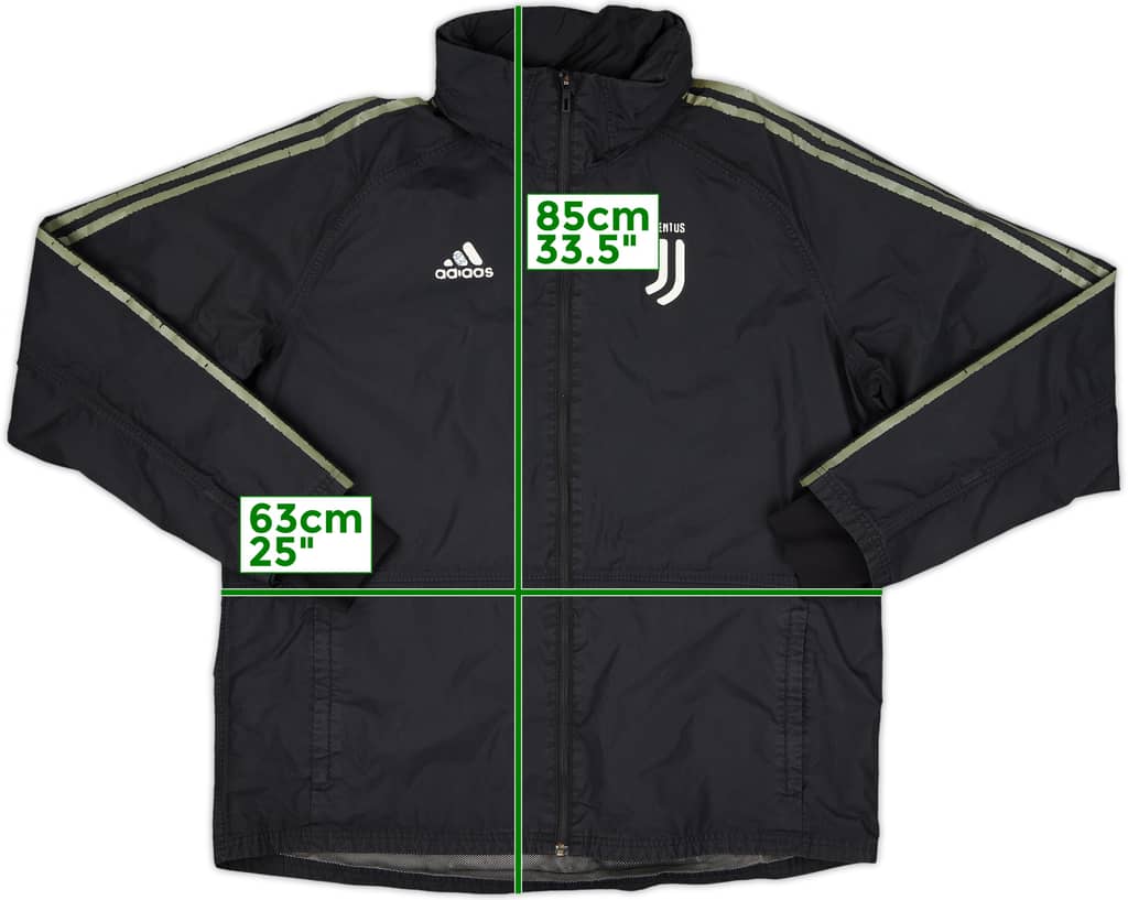 2018-19 Juventus adidas Hooded Rain Jacket - 5/10 - (XL)