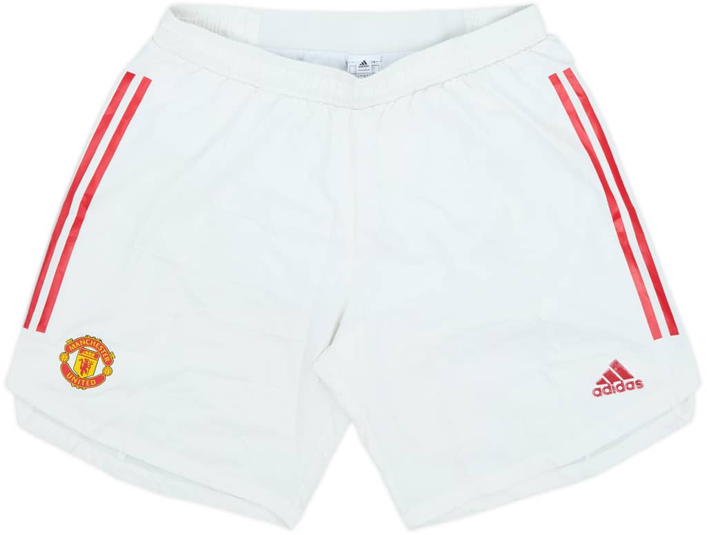 2021-22 Manchester United Authentic Home Shorts - 7/10 - (XL)