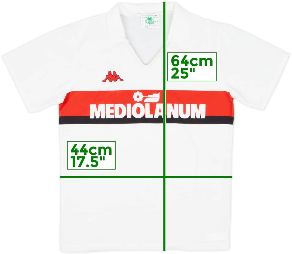 1988-89 AC Milan Away Shirt - 7/10 - (S)