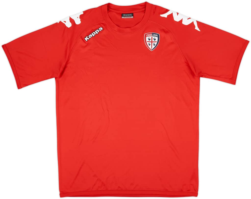 2015-16 Cagliari Kappa Training Shirt - 7/10 - (XL)