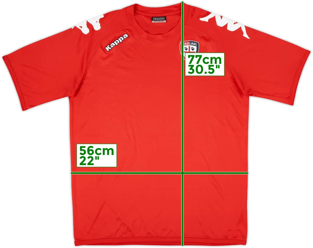 2015-16 Cagliari Kappa Training Shirt - 7/10 - (XL)