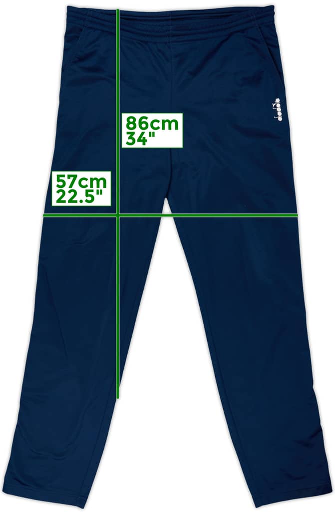1992 Italy Diadora Track Pants/Bottoms - 5/10 - (L)