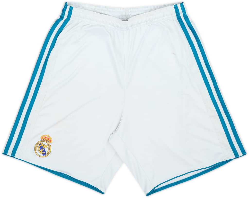 2017-18 Real Madrid Home Shorts - 5/10 - (S)