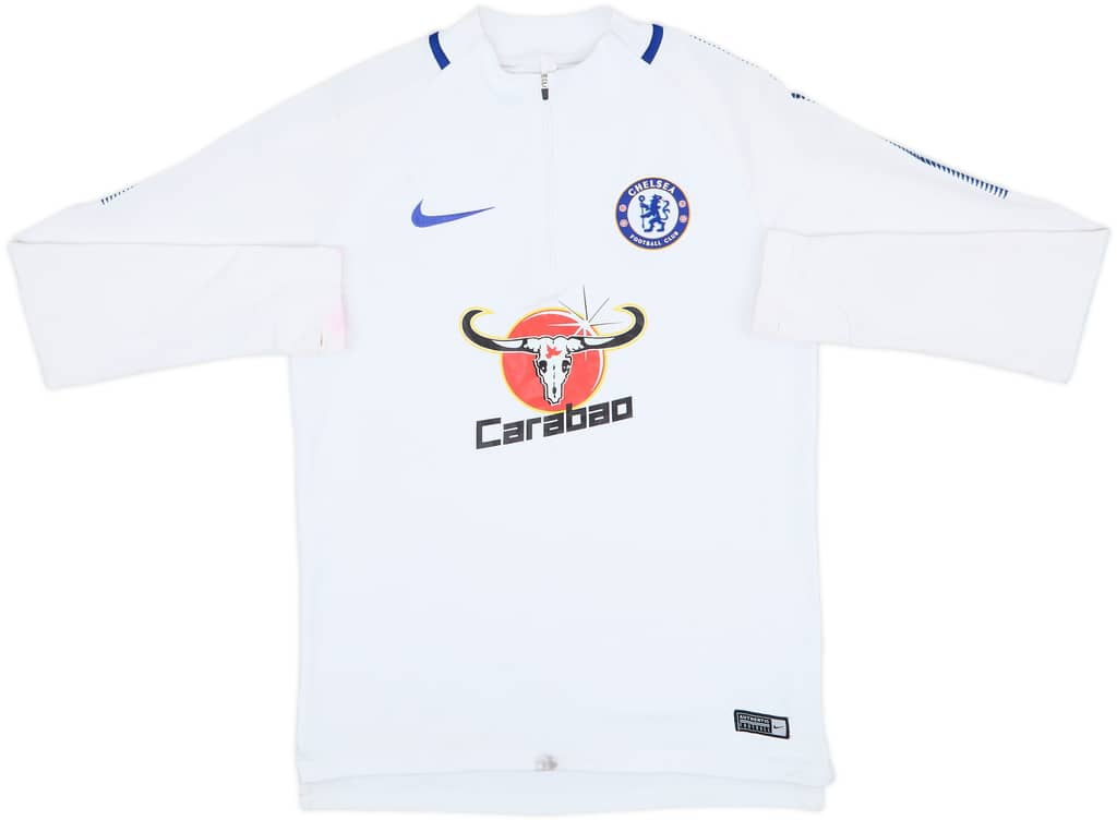2017-18 Chelsea Nike 1/4 Zip Training Top - 5/10 - (S)