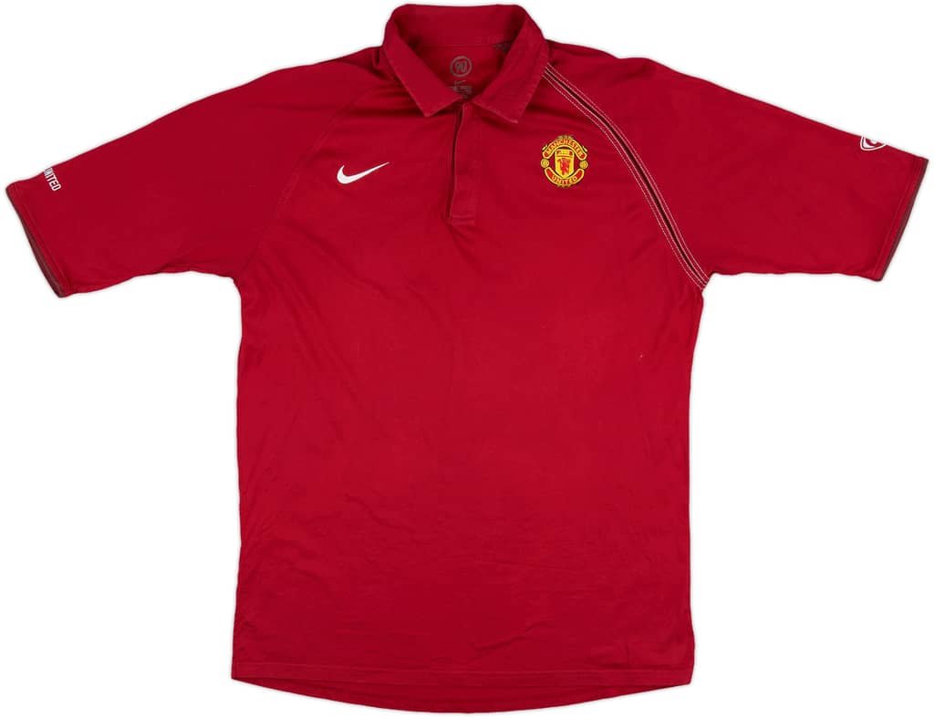 2004-05 Manchester United Nike Polo Shirt - 9/10 - (XXL)
