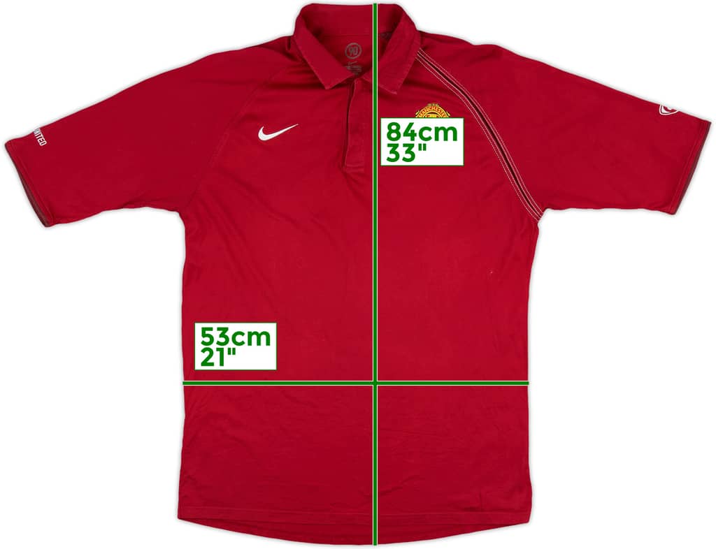 2004-05 Manchester United Nike Polo Shirt - 9/10 - (XXL)