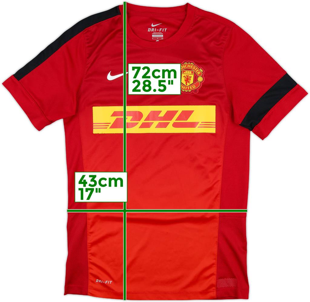 2015-16 Manchester United Nike Training Shirt - 6/10 - (S)