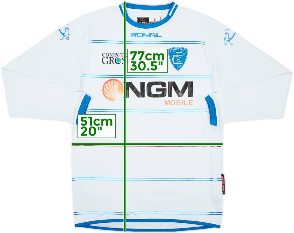 2012-13 Empoli Away L/S Shirt - 7/10 - (L)
