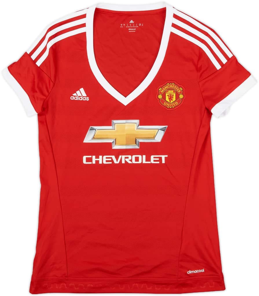 2015-16 Manchester United Home Shirt - 9/10 - (Women's S)